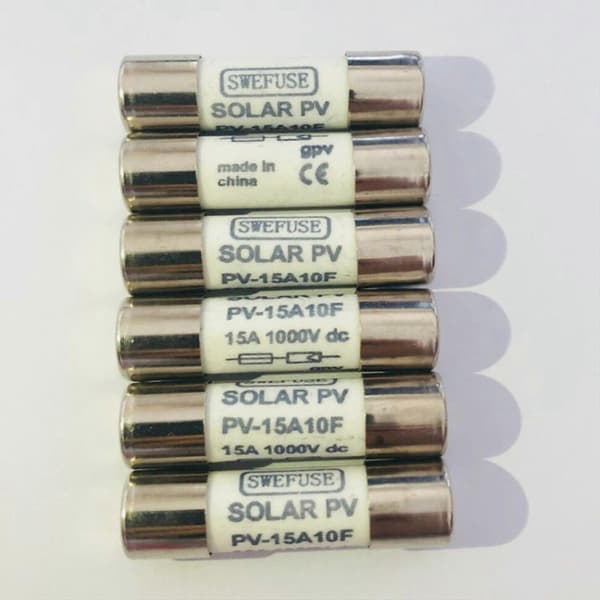 20 stk 1000 Vdc Sikring Solar Pv Eksplosjonssikker Sikring Sølv - 16a