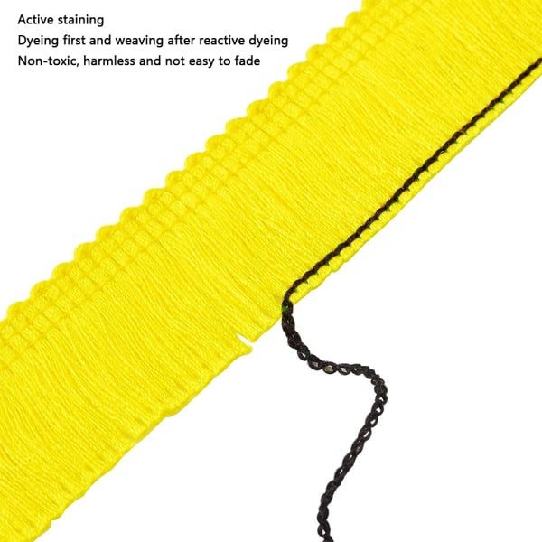 Polyester Frans Tofs Spets Trim Frans Fiber Trim för Sömnad Q