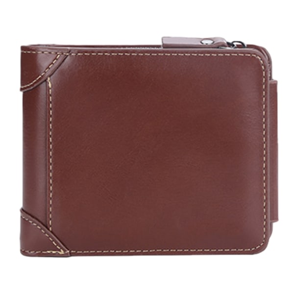 Leather Trifold Wallet for Men | Strong Stitching |Capacity