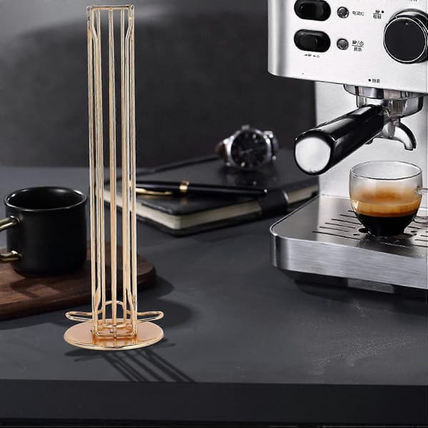 2x Oasiswj 360 Roterende 40 Kapsler Kaffekapselholder Kapseldispenser Tårnstativ Passer For