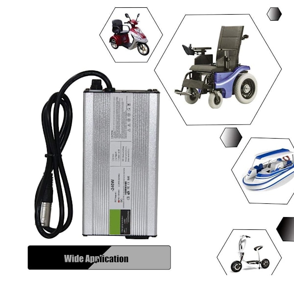 El-cykeloplader 54,6 V 4 A passer til 48 V litiumbatteri, el-cykel