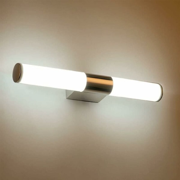 Dimbar LED-sminkbordslampa, modern LED-badrumslampa med jämn belysning och smidig kontinuerlig dimning för badrumsspegelskåp och sminkbord
