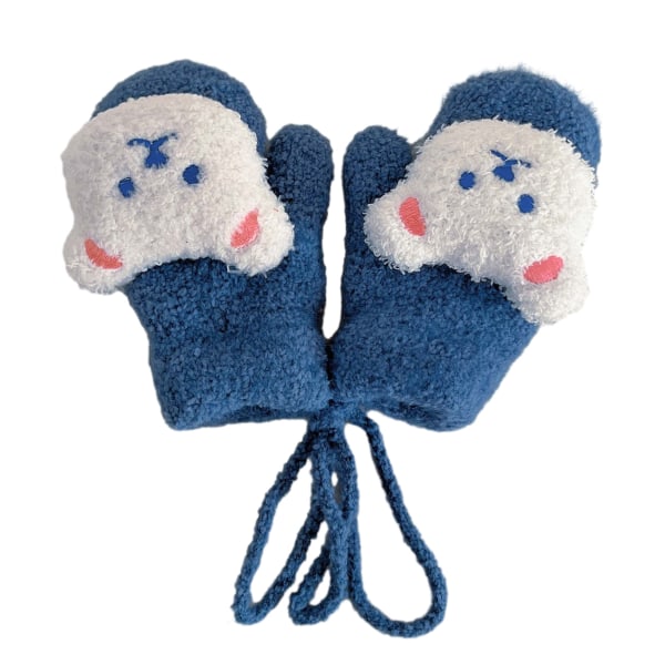 Kids' Mittens with winter Warm elastic knitted full finger snow