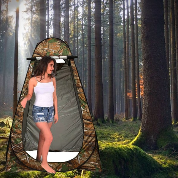 Pop Up telt 75 tommer x 47 tommer x 47 tommer, Camouflage Privatliv