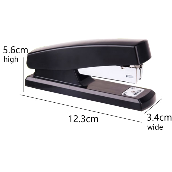Klassisk skrivbordsstapler för tung användning, kapacitet 20 ark, bärbar
