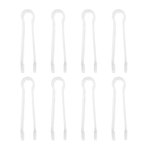 8 stk. Serveringstenger Mini Serveringsredskap Tenger Appetittenger Klart Sett Tenger