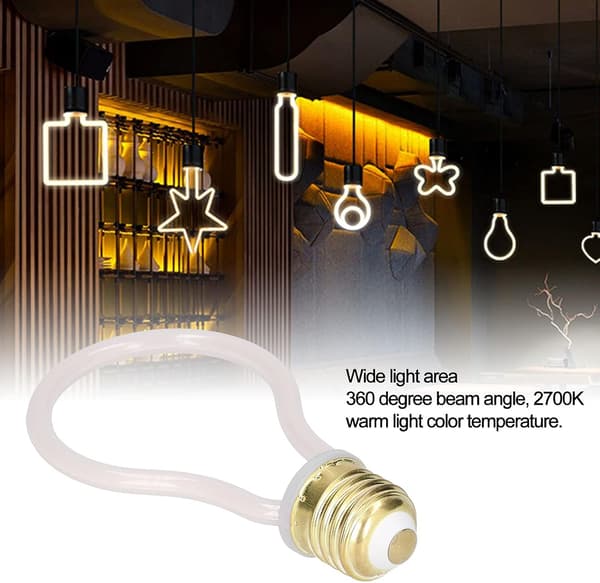 LED-lampa, 4W 220V 2700K E27 Filament LED Ambient Light Varm