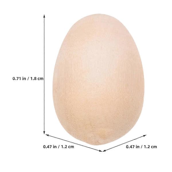 200 stk. simulerte tre-egg DIY tre-egg påske tre-egg festivaldekor falske eggdekorasjoner