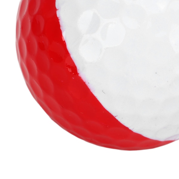 5 stk Golf Sports Træningsbolde 2 Farver Golf Putting Øvelsesboldsæt Dobbeltlags Golf Gavebold til Hjem Hotel Rød og Hvid