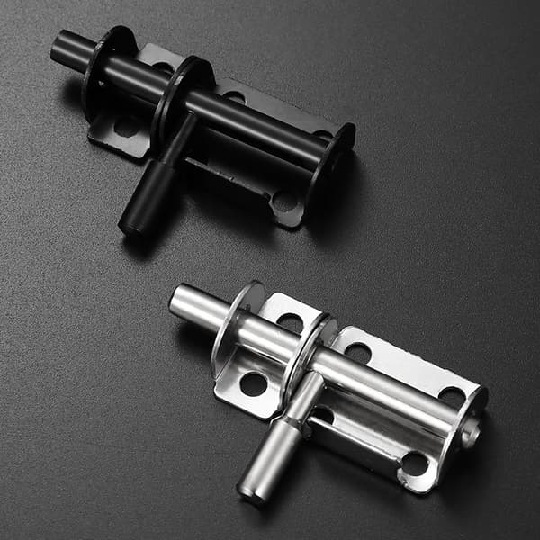 1 stk sølvhvit boltlås for dør