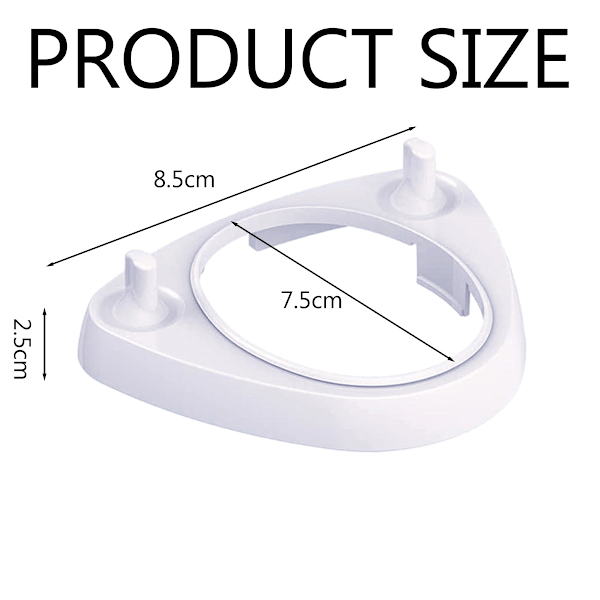 Enkel Opladningsholder Tandbørstehovedholder (1 Pakke)