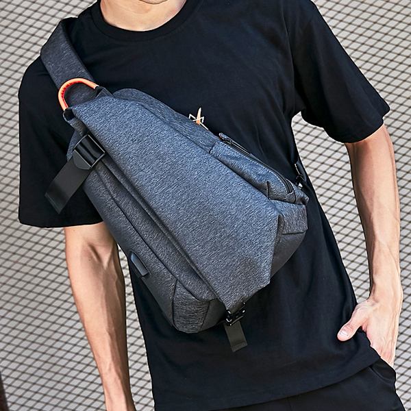 Crossbody-veske for menn og kvinner, liten ryggsekk skulder