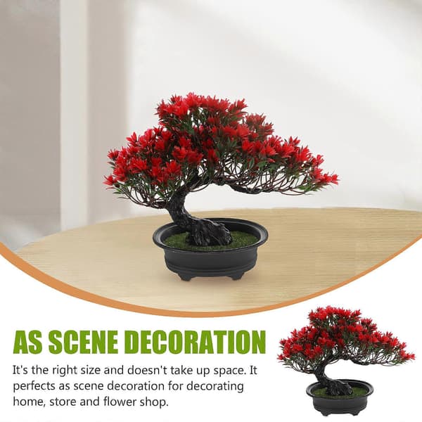 Emulerad Växt Bonsai Simulering Växt Inomhus Bonsai Dekorativt Tillbehör