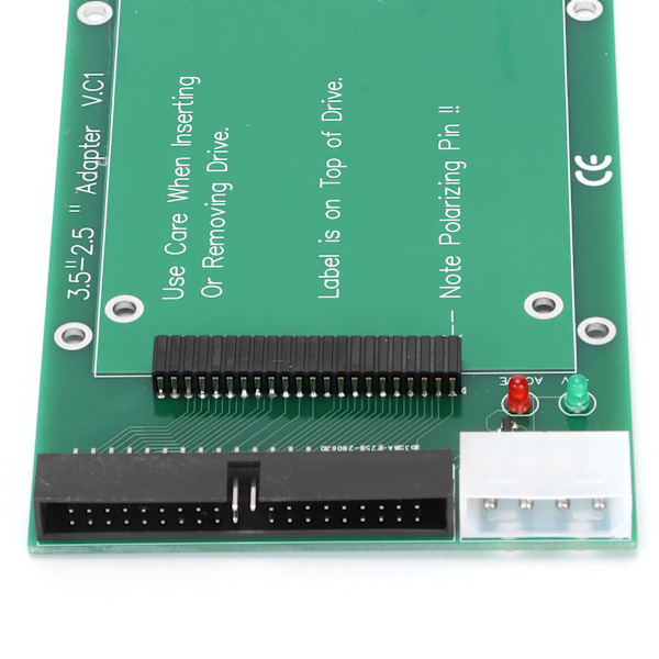 Adapter IDE til PATA AntiBackinsert Design Bredt Bruksområde Portkonverteringskort for Sikkerhetskopiering av Data
