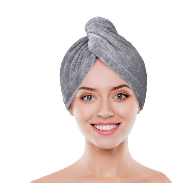 3-pack mikrofiberhårhandduk, absorberande, snabbtorkande hår