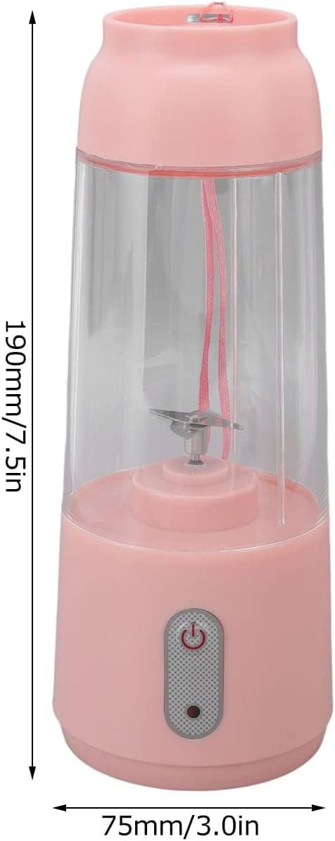 Bærbar husholdningsblender USB-opladning Rose Smoothie Blender 190