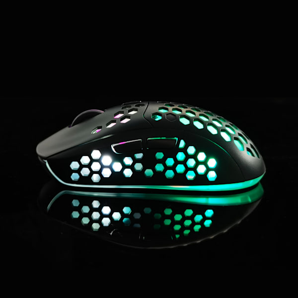 Hex Design Ultralätt Honeycomb Gamingmus, Ergonomisk Trådbunden Och Trådlös Prestanda, 3200 DPI Högprecisions Optisk Sensor För Exakt Kontroll