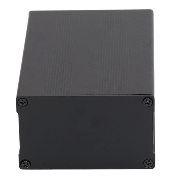 Aluminium Elektrisk Box Vattentät Junction Enclosure Case Split Typ för DIY 46x76x110mm Svart Strip