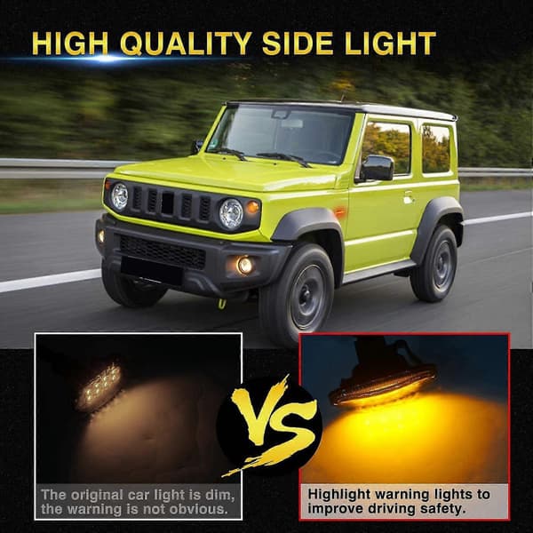 Bil LED Blinklys Lamper Side Markører Til Jimny Jb64 Jb74 Jb64w Jb74w Jb23w 2018-2020