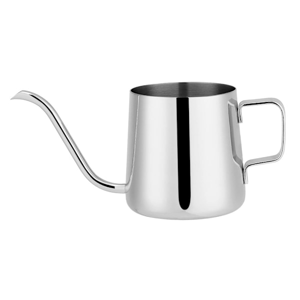 Halskanna för Kaffe, Modern Rostfri Design, Perfekt Present för Kaffeälskare, Ergonomiskt Handtag för Fin Vattenkontroll, Lämplig för Hemmakontor, Utomhuscamping