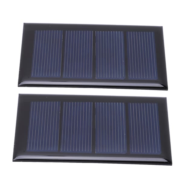 2 stk. 2V 210mA Mini solcellepanel Polysilisium solcellepanel 80x50mm for DIY-prosjekt