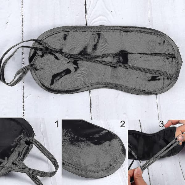 24-pack sovmask, mjukt ögonbindel för resor, bekvämt sovskydd