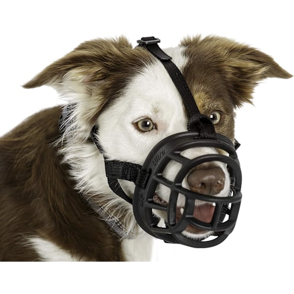 Hundemundkurv, Sort (Sort), Størrelse 5 (Længde: 11 cm/Bredde: 35 cm)