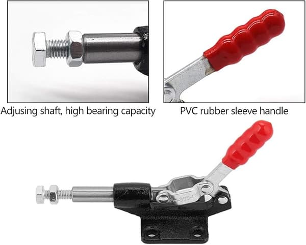 Veksellåsklemmer, 2 stk. Hold Push Pull Action Håndverktøy Veksle Han