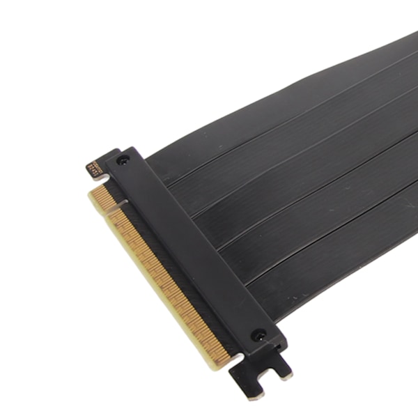 PCIE 4.0 X16 Riserkabel Høyhastighets Fleksibel Forlengelseskort Utvidelsesport 90 Grader GPU Forlengelseskabel for RTX 4090 Svart 40cm / 15.7in