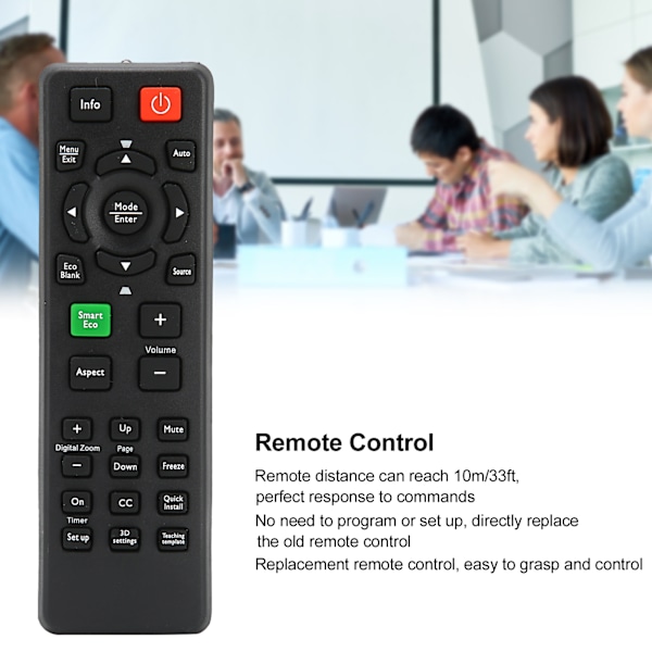 Fjernkontroll som passer til BenQ-projektorer MS517 MX720 MW519 MS517F MS506 MX501 MH680 RC02 TH682ST