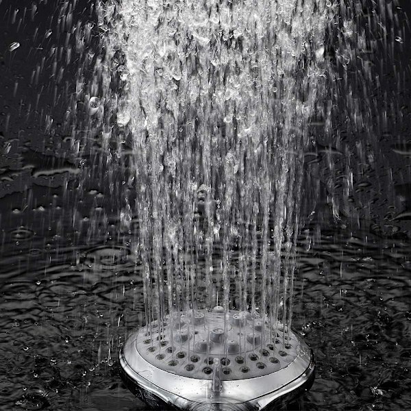Pommeau de douche + tuyau de douche flexible de 1,5 m, douchette