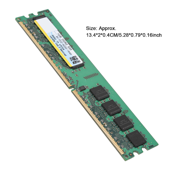 Xiede DDR2 533 1.8V 1GB minnesmodul RAM-modul för stationär dator för AMD