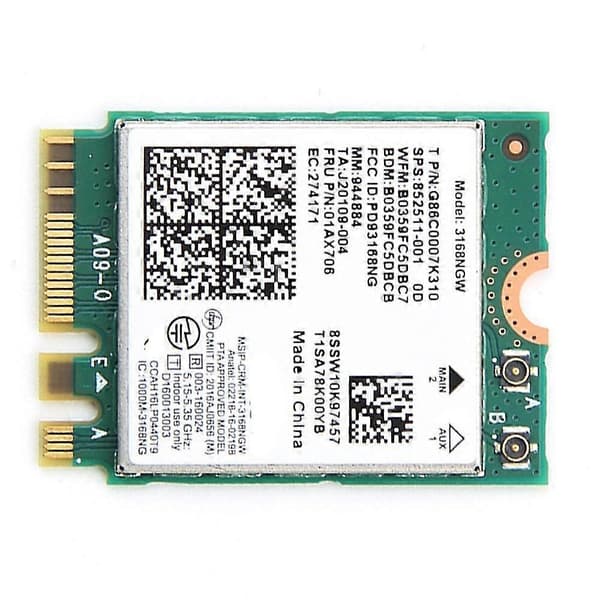 Dual Wireless 3168 3168ngw 43bps Tooth 4.2 802.11ac Ngff Wifi -kortille