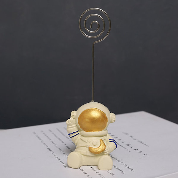 Astronaut Statue Barnleke for Barn, Dekorativ Hjemmebordhylle, A