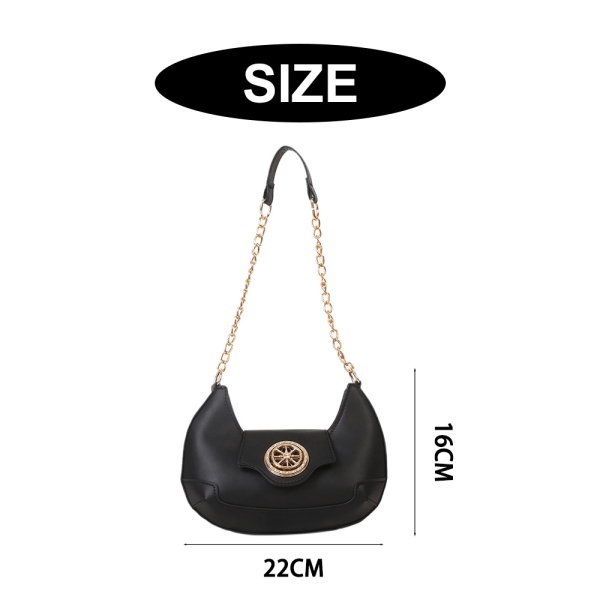 Fashion enkel nisch underarm väska konstläder liten väska liten väska crossbody väska dam
