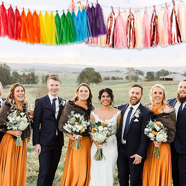 Tassel Streamers Festpynt Vævspapir Tassels Banner, Hængende Dekoration Dreng Fødselsdag Baggrund Dekor