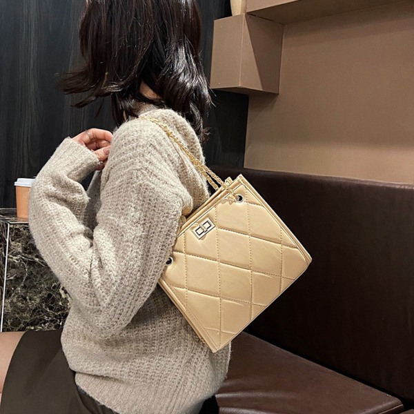 Snygg handväska, dam crossbody väska, konstläder
