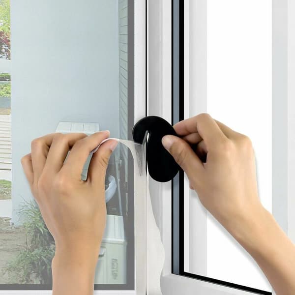 130x150cm (1-pack, Vit) Universell Transparent Insektsskärm
