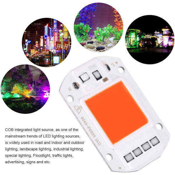 50W LED Kilde Chip COB Chip Super Lys Intensitet Lys Emitter