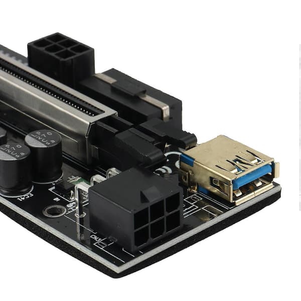 Ver010s Usb3.0 Pci-e Riser Ver010 Plus Express 1x 4x 8x 16x Extender Pcie Riser Adapterkort Sata 6