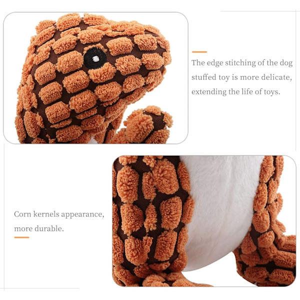 Plush-koira lelu Plush-koira lelu Naru Kestävä Interaktiivinen lelu Mukaan lukien Muovinen Melu Huutava Dinosauruksen Muotoinen Plush-lelut