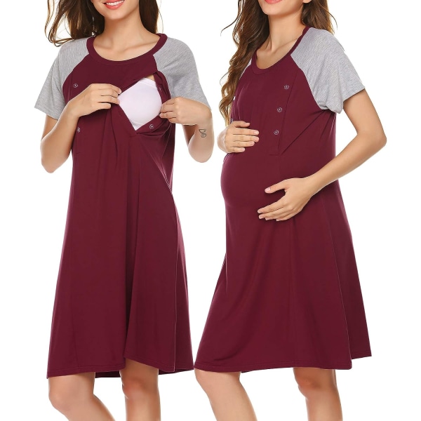 3 in 1 Delivery/Labor/Nursing Nightgown Women's Maternity Hospit