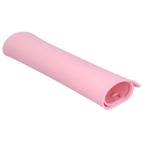 Silikon Bordskåner Vandafvisende Skridsikker Bordmåtte Varmeisolerende Pude til Grundskoleelever 41x31x1cm (Mørk Rosa)