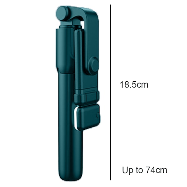 Selfie Stick, Bærbar Aluminium Selfie Stick Stativ med