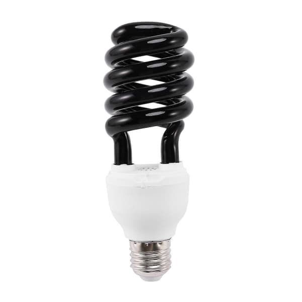 2x E27 40W UV Ultrafiolett Fluorescerende Svartlys CFL Lyspære Lampe 220V Form: Spiral Watt Volt