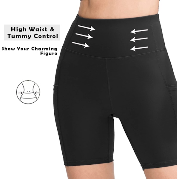 Yogashorts med förbättrad fukttransport och andningsförmåga
