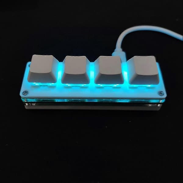 4 Taster Programmeringstastatur Keyboard Osu Spil Tastatur Genvej Programmerbar Mekanisk Makro Tastatur