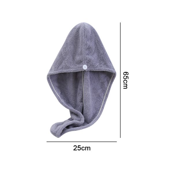 2-pack handduk för hårturban - Ultraabsorberande, snabbtorkande