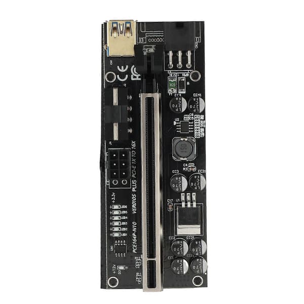 Ver010s Usb3.0 Pci-e Riser Ver010 Plus Express 1x 4x 8x 16x Extender Pcie Riser -sovitinkortti Sata 6