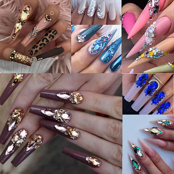 Nagel Charms, för smyckestillverkning i nagelharts